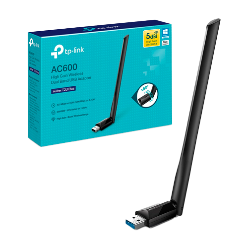 Adaptador Usb Inalambrico Ac600 Archer T2u Plus