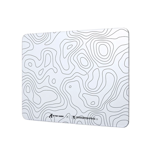 Mouse Pad Glasspad Attackshark Cm05 White